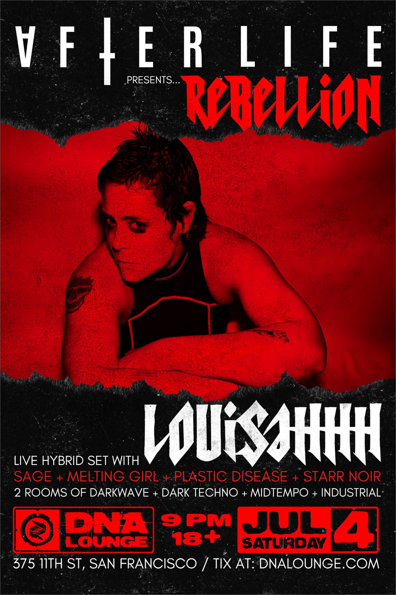 After Life: Rebellion w/ Louisahhh flyer