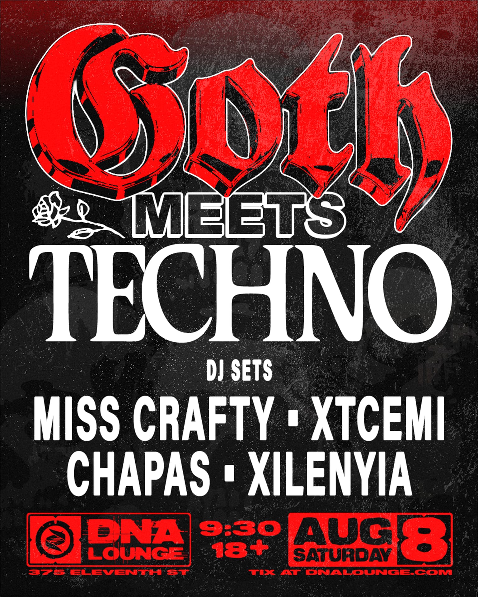 GOTH MEETS TECHNO event image